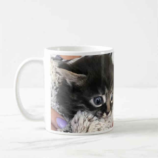 Wow, je vous admire ! Mug à café avec chat (Gauche)