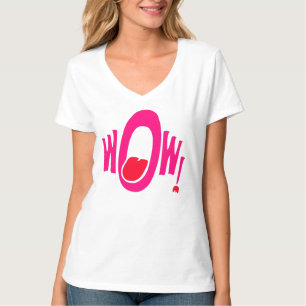 WOW ! T-shirt pour femmes Vibrant Pop Art - Expres