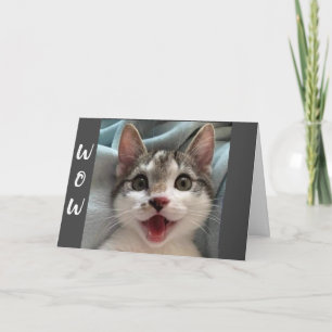 WOW YOU TURNING ""18"" DIT CARTE CAT
