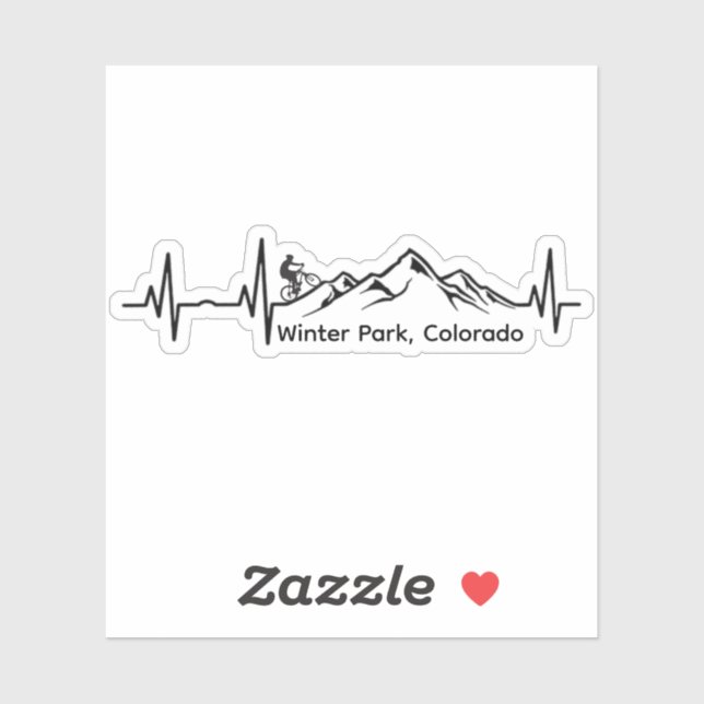 WP MTB Vinyl Sticker (Feuille)