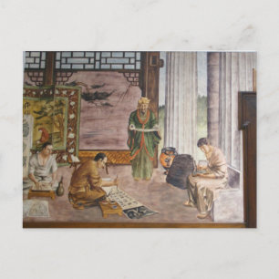 WPA Murals 3 ~ carte postale