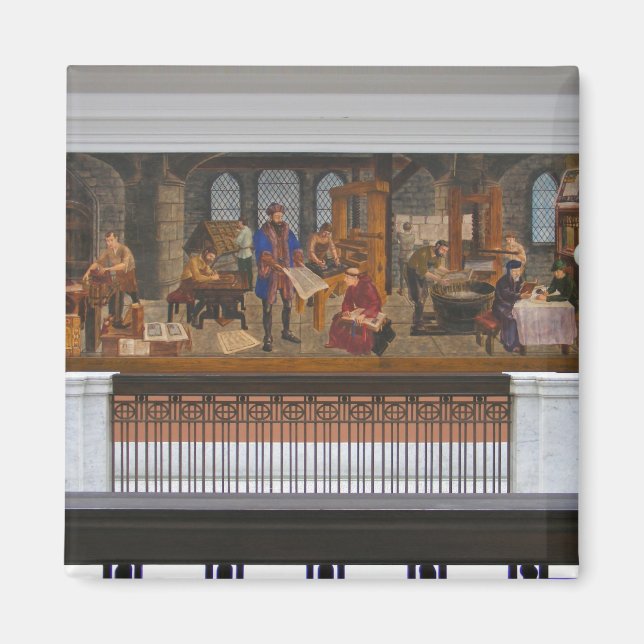 WPA Murals 5 ~ aimant (Devant)