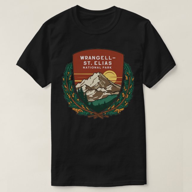 WrangellSt Elias National Park Alaska TShirt (Design devant)