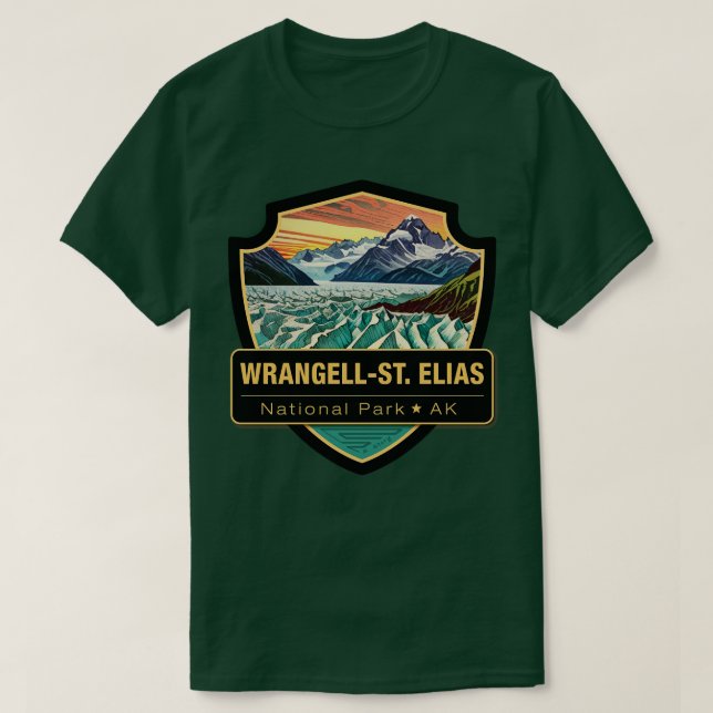 WrangellSt Elias National Park TShirt (Design devant)