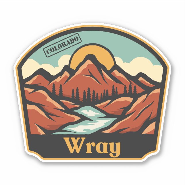 Wray, Autocollant Colorado (Devant)