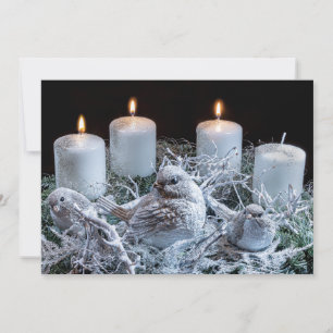 Wreath de l'Avent blanc