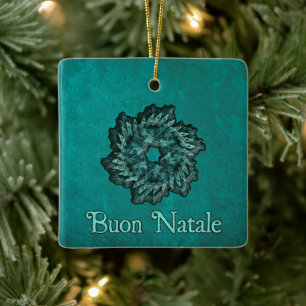 Wreath fractale - Ornement en céramique de Buon Na