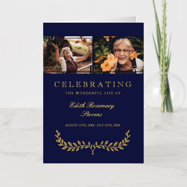 Wreath Gold de la Marine célébrant le programme fu (Recto)