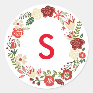 Wreath Stickers Vacances