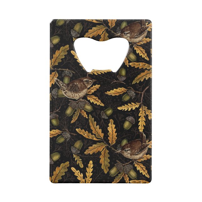Wrens et cors sur noir (Devant)