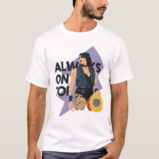 Wrestling t-shirt Rhea gift for wrestling fan  (Devant)