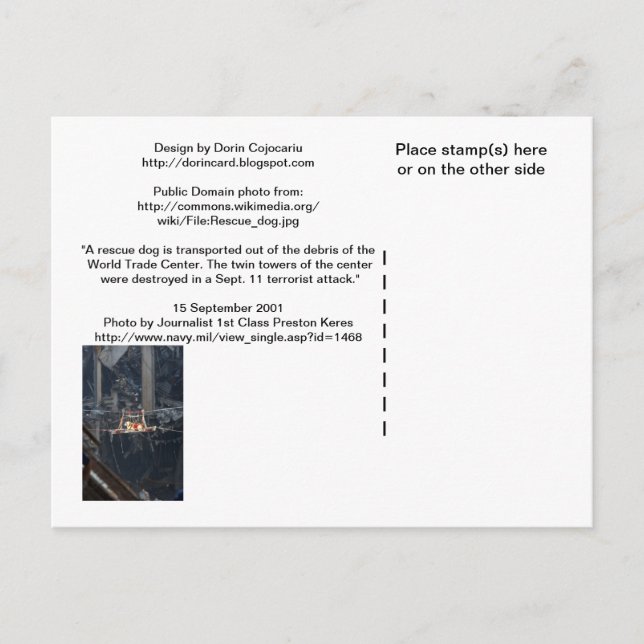 WTC6 Image transparente à 40 %, sur carte postale (Devant)