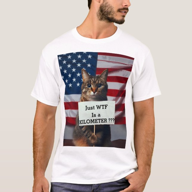 wtf est un kilomètre t-shirts (Devant)