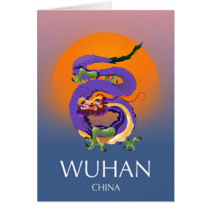 Wuhan China Dragon poster voyage