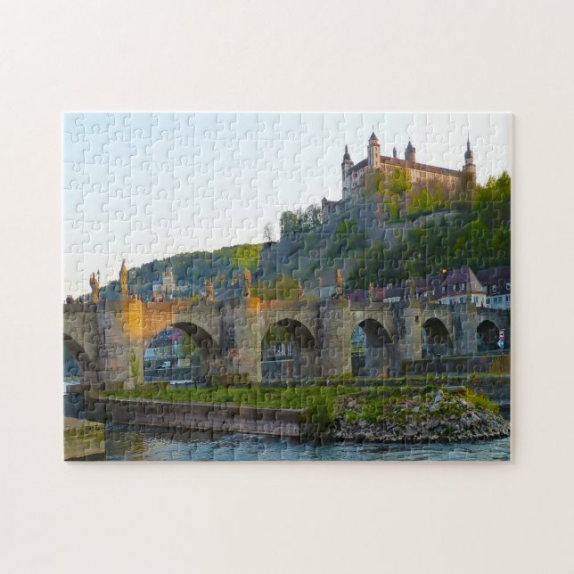 Wurtzbourg Bavière Allemagne. Puzzle (Horizontal)