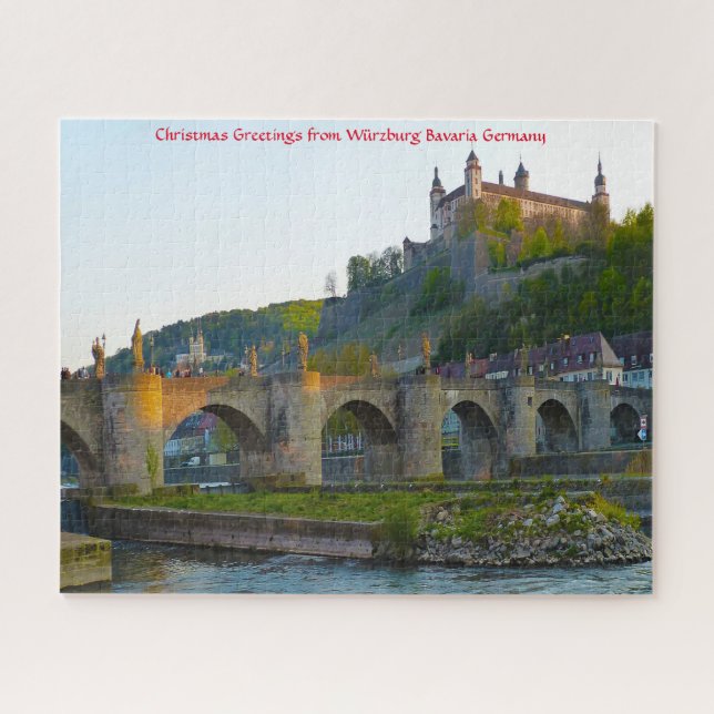 Würzburg Bavière Allemagne. Puzzle (Horizontal)