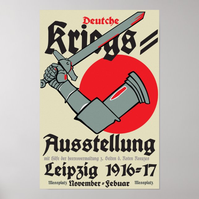 WW1 German Propaganda poster (Devant)