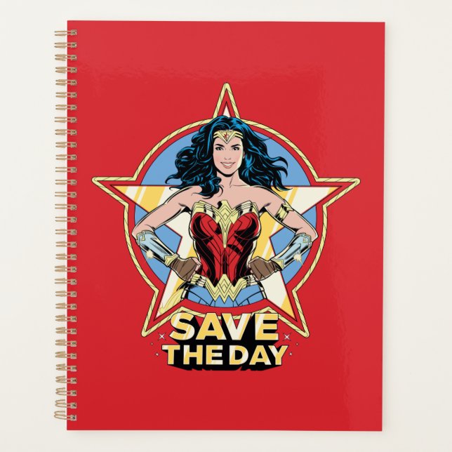 WW84 | Save the Day Wonder Woman Retro Comic Art (Devant)