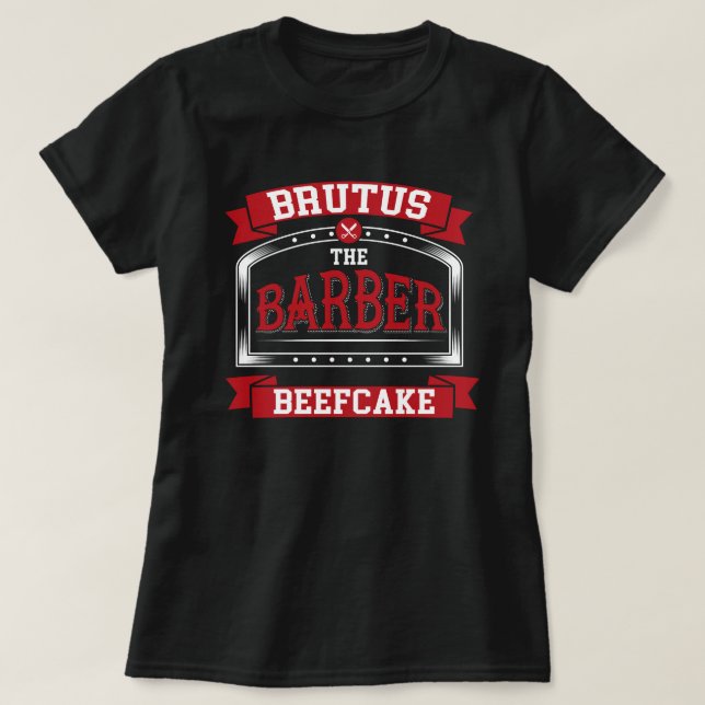 WWE Brutus Beefcake Le T-shirt Barber Graphic (Design devant)