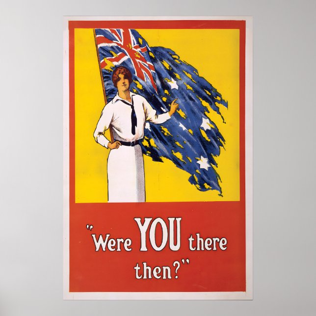 WWI Australian Recruitment Poster British Empire (Devant)