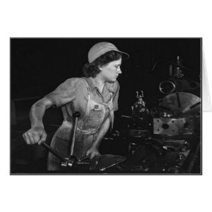 WWII Women - Homefront/War Effort Greeting Card