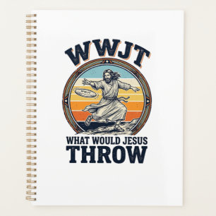 WWJT Que jetterait Jésus T-shirt disque vintage_1