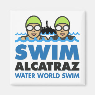 WWS Swim Alcatraz magnet