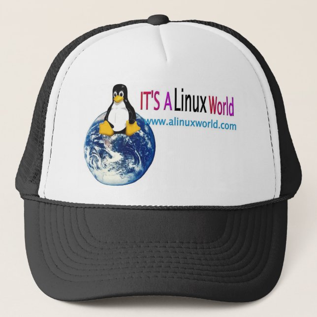 www.alinuxworld.com casquette linux (Devant)