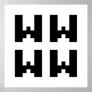 WWWW   LOL Poster d'argot Internet japonais