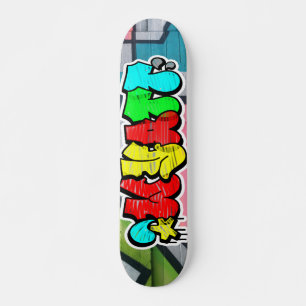 Wyatt Graffiti Custom Cool Skateboard personnalis