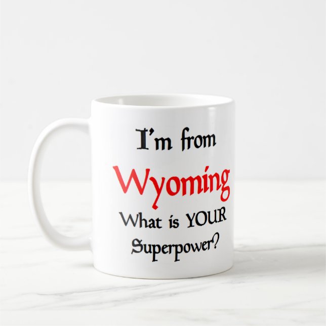 wyoming coffee mug (Gauche)
