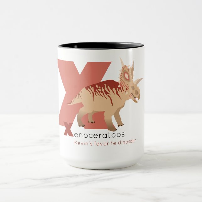 X comme Xenoceratops Mug (Centre)
