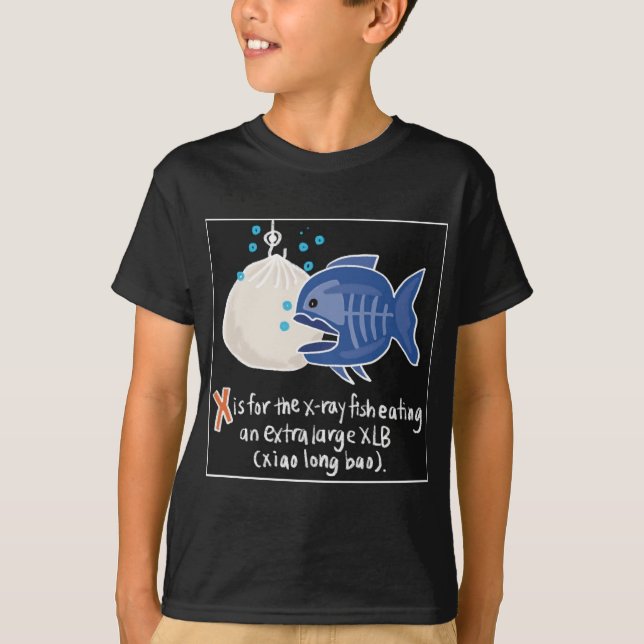 X est pour T-shirt enfant XLB (Devant)