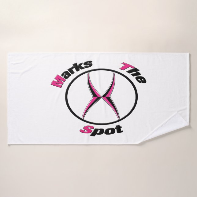 X marque le point (Serviette de bain)