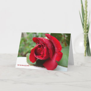 X Modèle de carte de voeux