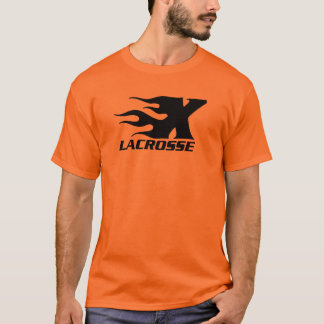 X ORANGE DE T-SHIRT DE LOGO