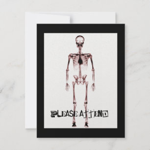 X-Ray Vision Single Squelette Blanc Rouge