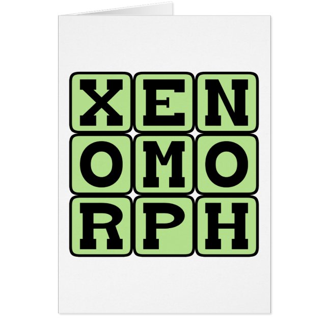 Xénomorphe, être extraterrestre (Devant)