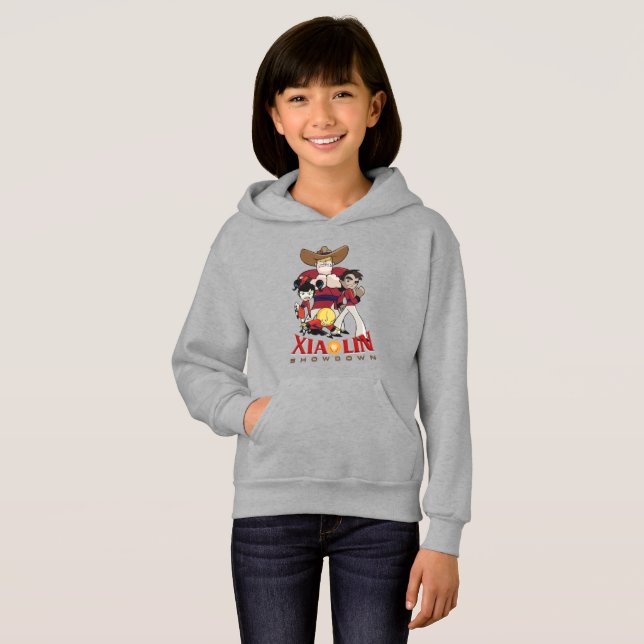Xiaolin Arrêté | Sweat - shirt à capuche de bascul (Devant entier)