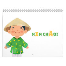 XIN CHÀO ! Calendrier Vietnam