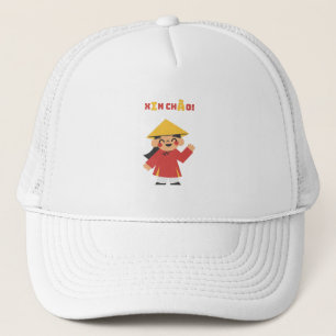 "Xin Chào !" Casquette vietnamien - Cadeau culture
