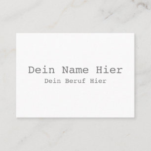 XL Carte de visite