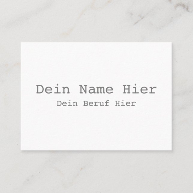 XL Carte de visite (Devant)