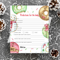 Xmas cookies baby shower de prévisions et de conse