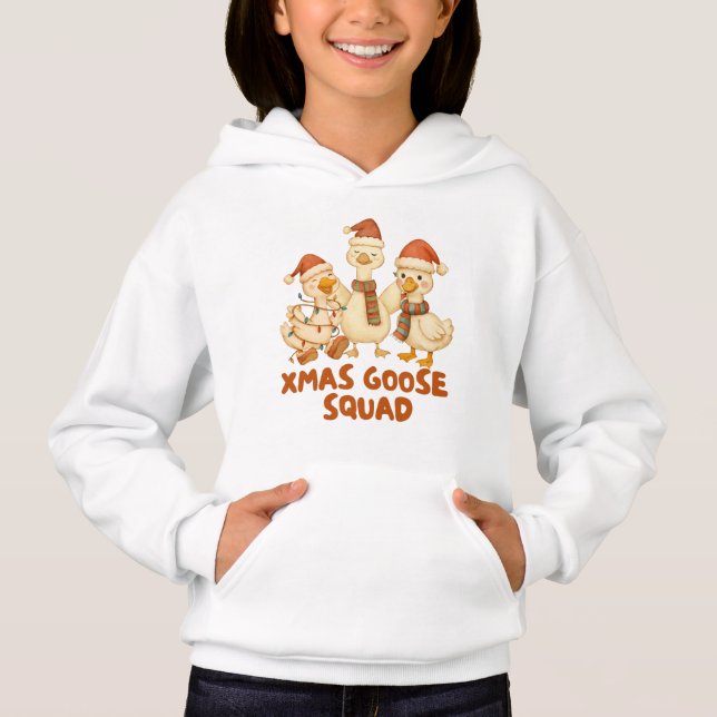 Xmas Goose Squad – Noël Enfants drôle de Noël (Devant)