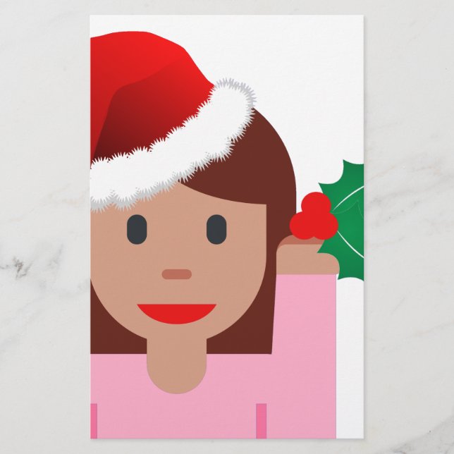 xmas information fille émoji (Devant)