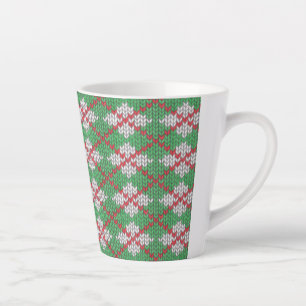 XMAS JACQUARD KNIT Latte Mug