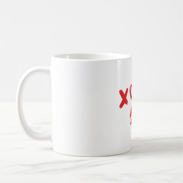 XOX Kiss Mark Mug (Gauche)