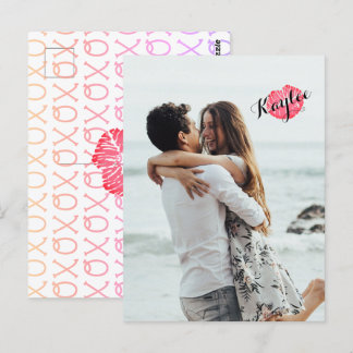 XOXO Kiss Ajoutez votre carte postale personnalisé