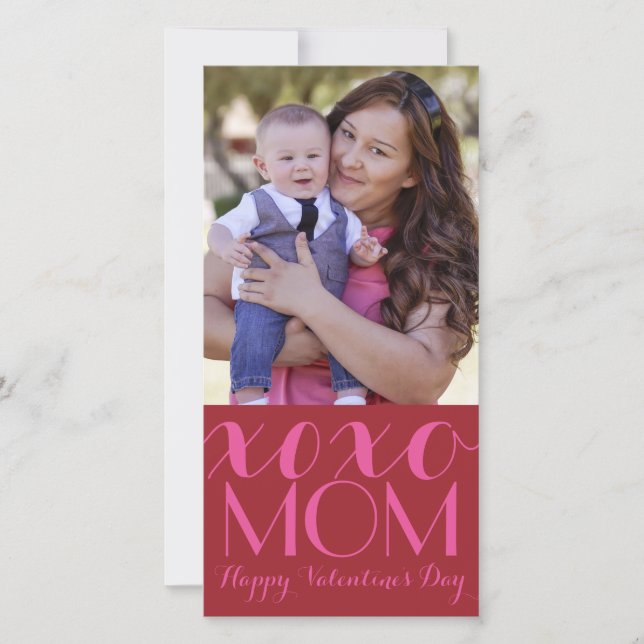 XOXO Maman Valentine Carte photo (Devant)